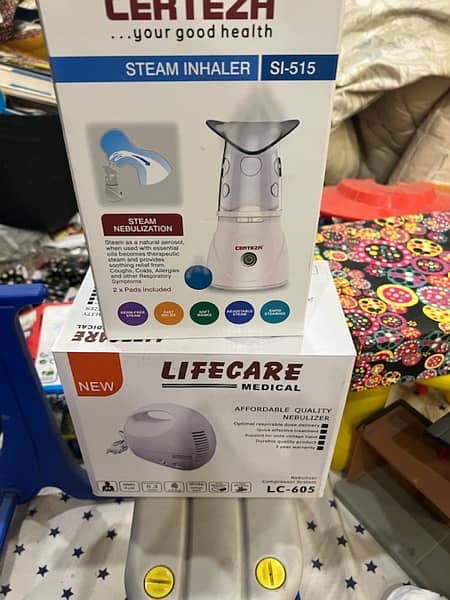 CERTEZA STEAM INHALER SI-515 & LIFECARE MEDICAL LC-605 4