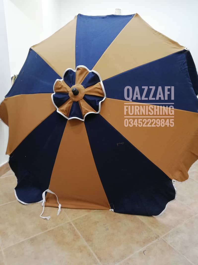 Guard umbrella branding umbrella logo design on umbrella shade canopy 2