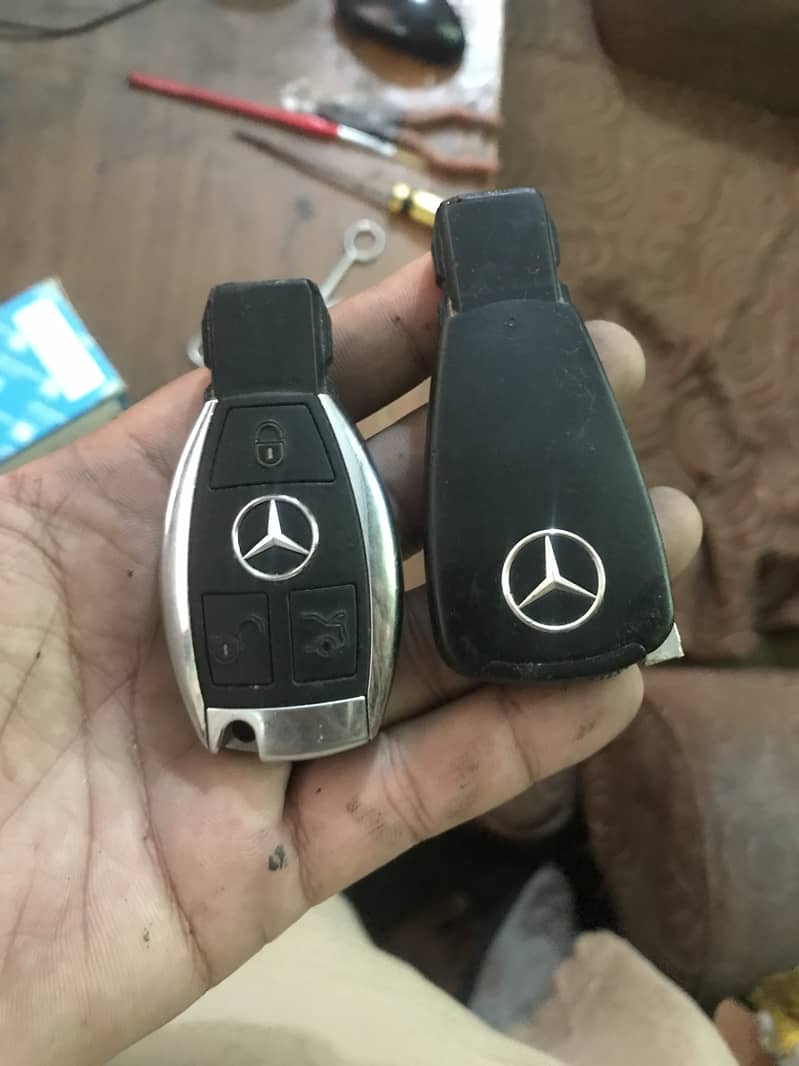 Mercedes Benz Logo Shock KeyMirror W123W202W203W204W205W220W212W210 2