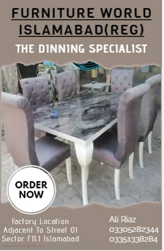 . . 6. . 8. . 10  seater Dining table 16