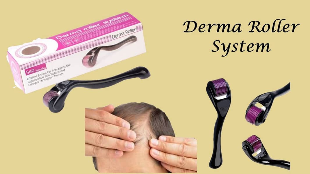 Derma Roller Hair & Skin System - For Natural Hair growth 03020062817 1