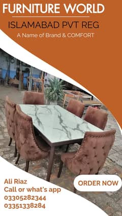 . . 6. . 8. . 10  seater Dining table