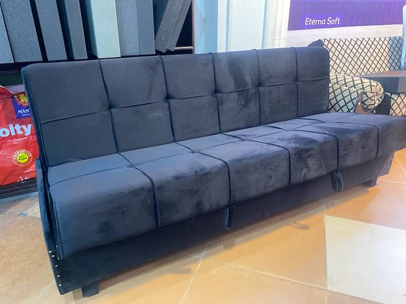 sofa cum bed (2in1)(sofa+bed)(Molty foam )(10 years warranty ) 18