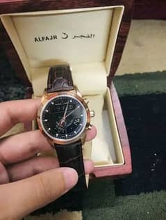 Al Fajr Qibla prayer Hijri genuine/original imported Watches