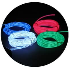 EL Glow Wire for Interior / Dashboard LED Light 2Meters (6ft) - Blue