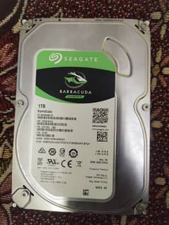 1Tb hard disk for PC 100% health 0