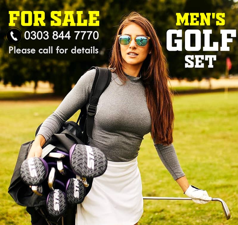 MEN's Golf Set -Woods, Irons,Wedges, Putter, Bag, Sticks,Complete Kit 0
