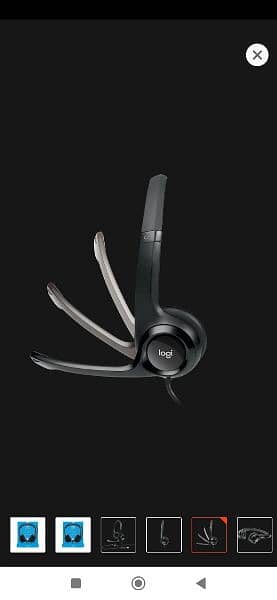 Logitech H390 USB Headset with Noise Cancelling Mice 4