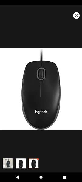 Logitech B100 USB Optical Mouse "Reduced Price" 1