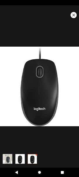 Logitech B100 USB Optical Mouse "Reduced Price" 2