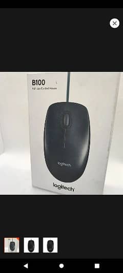 Logitech B100 USB Optical Mouse "Reduced Price" 0
