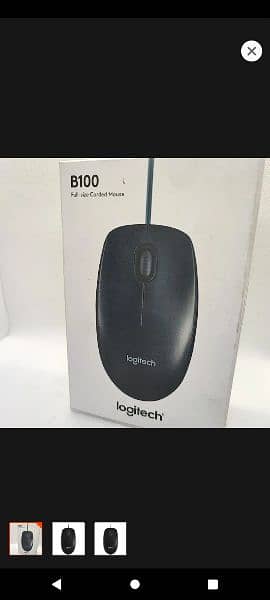 Logitech B100 USB Optical Mouse "Reduced Price" 0