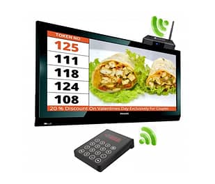 TV Queue System Wireless Devices New Banks Restaurants Hospital 7