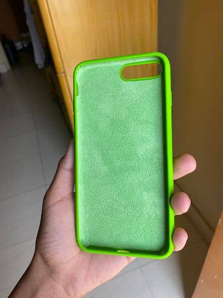 iPhone 7+ Cover In Mate Green Cover Available. 1