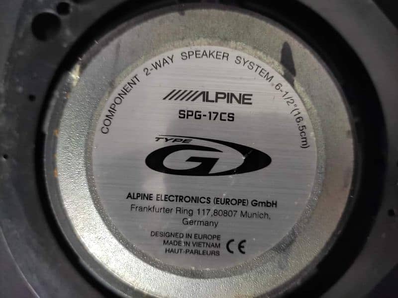 Alpine SPG-17CS component 2-way speakers 3