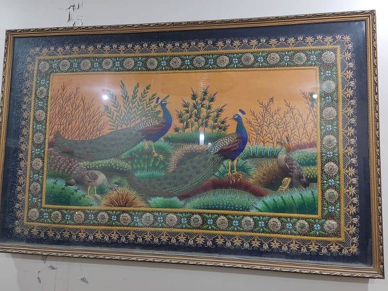 Tapestry with gold embroidery and precious stones 0