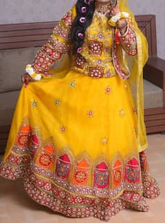 Bridal Mehndi Lehnga