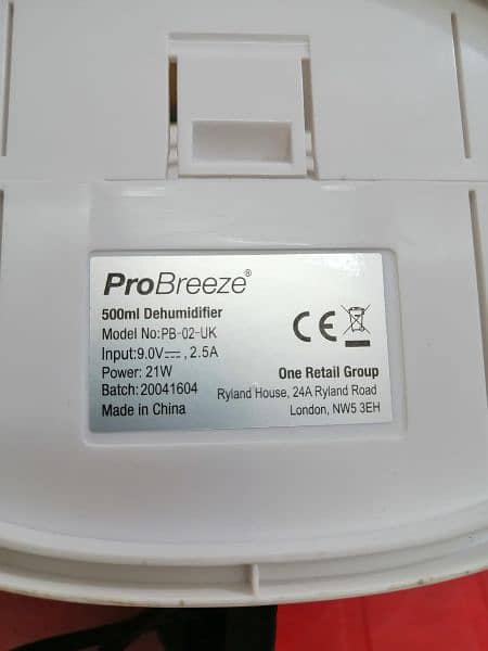 ProBreeze 500ml De-Humidifier, Imported 3