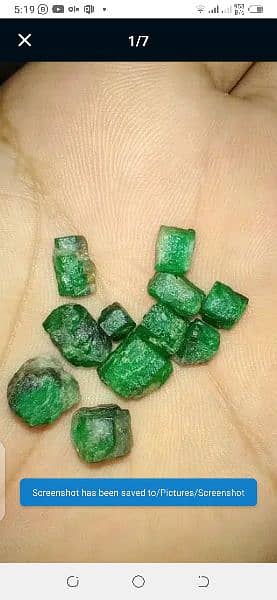 Emerald/Rough Marjan / Aqeeq/ Amethyst/  Lapis lazuli/ Period/ Garnet 0