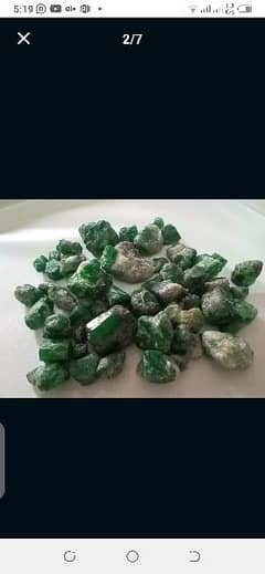 Emerald/Rough Marjan / Aqeeq/ Amethyst/  Lapis lazuli/ Period/ Garnet