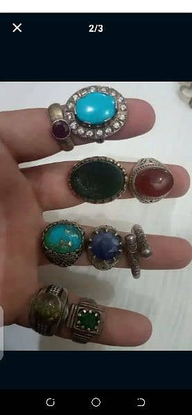 Diamond ring/Feroza/ Neelum/ Yaqoot/quartz/Sang e yasib/Moss agate 6