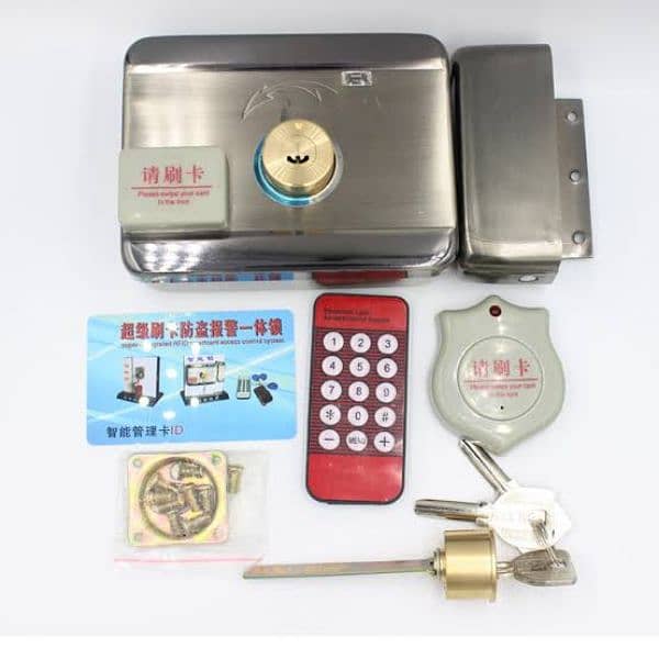 Rfid Card, Biometric, Wifi wireless electric Door lock Main gates 1