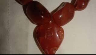 Pure akeeq mala orignal stone full mala  total stone piece 25