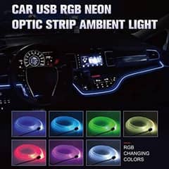 7 Colors Changing Universal Dashboard Neon Light