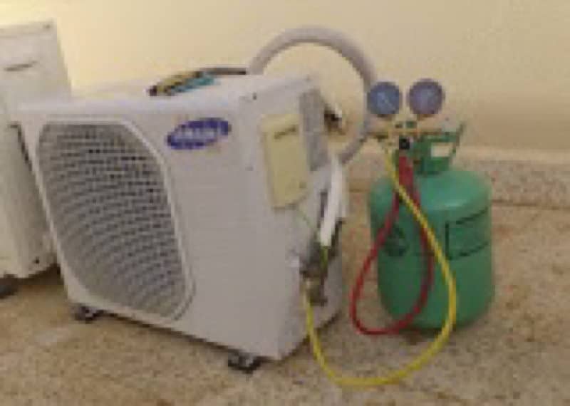 Ac installation , Gas filling 2