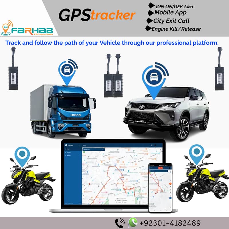 Car Tracker /Company PTA Approved /Gps Tracker /Car,Bus,Bike Locator 2