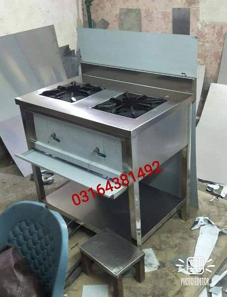 pizza ovens/ deep fryer ) cooking range 8