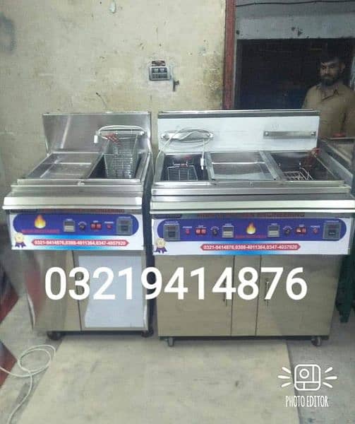 pizza ovens/ deep fryer ) cooking range 9