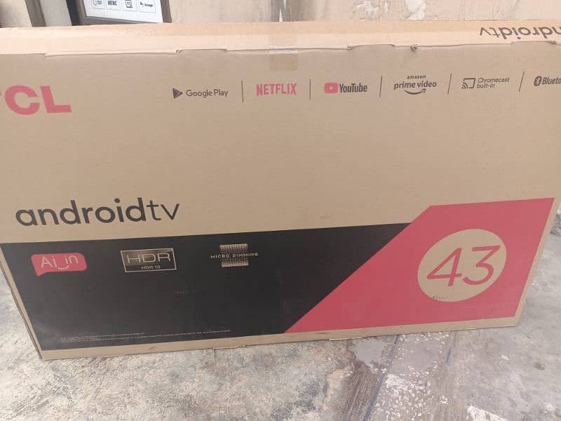 Android tv led TCL 43 inches 1