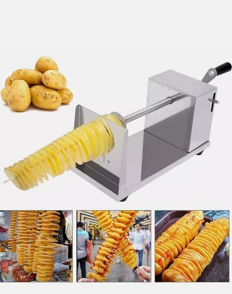 Manual Tornado Potato Slicer Spiral Potato Cutter 03020062817 2