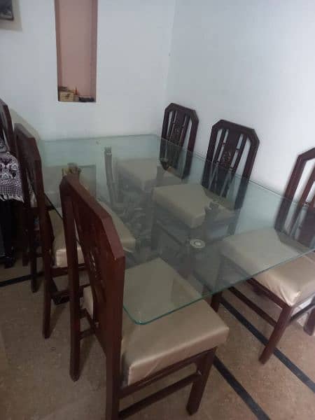 Dinning Table + Six Chairs 0