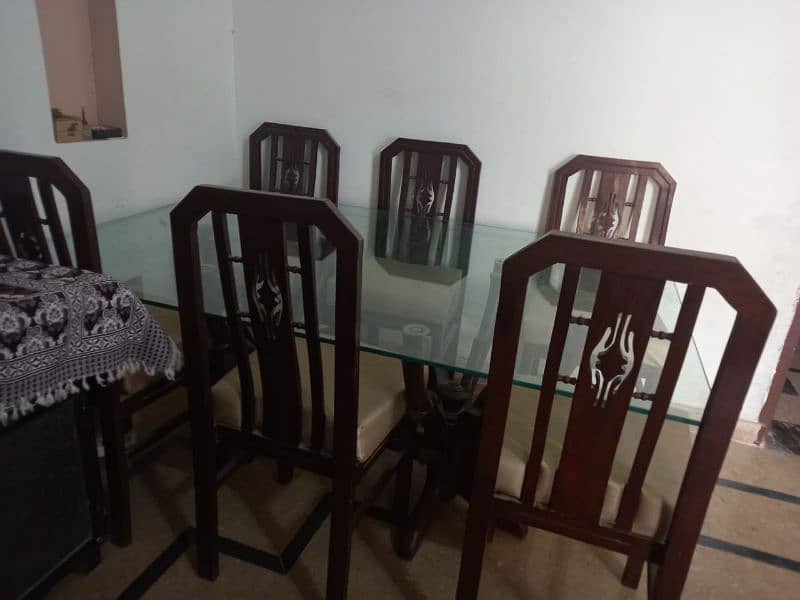 Dinning Table + Six Chairs 2