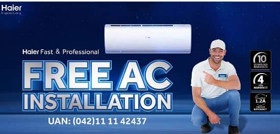 Haier Inverter AC | Latest 2025 Models | Free Fitting Included 3