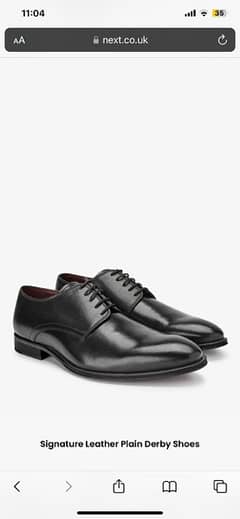 Next Signature Leather Derby shoes