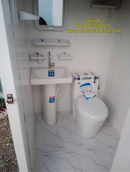 Porta cabin Container office Prefab guard rooms Toilet/washroom store. 9