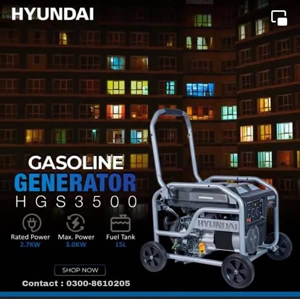 Hyundai  Generator’s 4