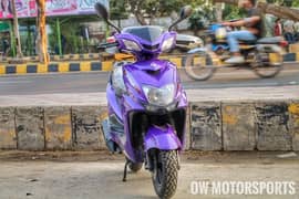 brand new electric scooty with lithium battery at OW MOTORS