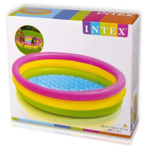 PLAY BOX POOL, 2 Colors, Ages 1-3 2