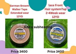 Tape rol for Hair patch
