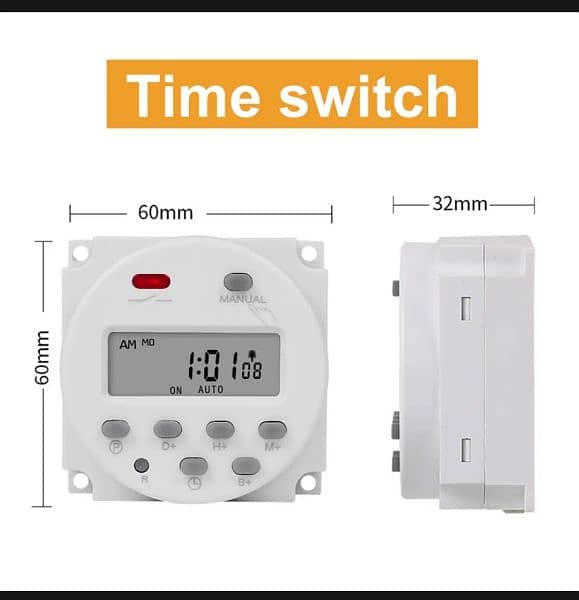 Digital Timer Socket Switch LCD Timing Programmable Outlet Sw 1