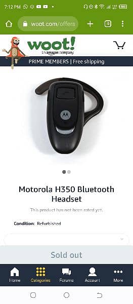 Motorola H350 Bluetooth Headset 5