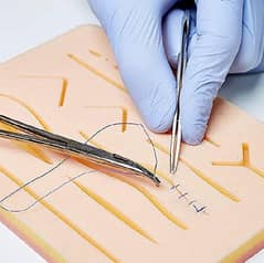 Suture Practice Kit, Reusable Silicon Suture Pad for Suture Training