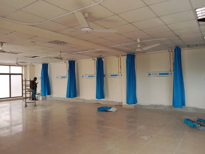 Hospital Curtains & Railing 1