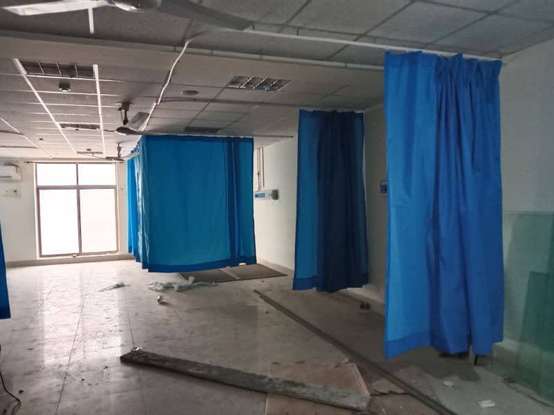 Hospital Curtains & Railing 3