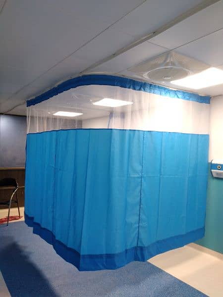 Hospital Curtains & Railing 2