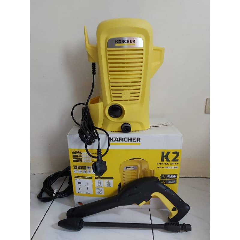 Original Karcher K2 High Pressure Car Washer - 110 Bar with Foam Lance 9